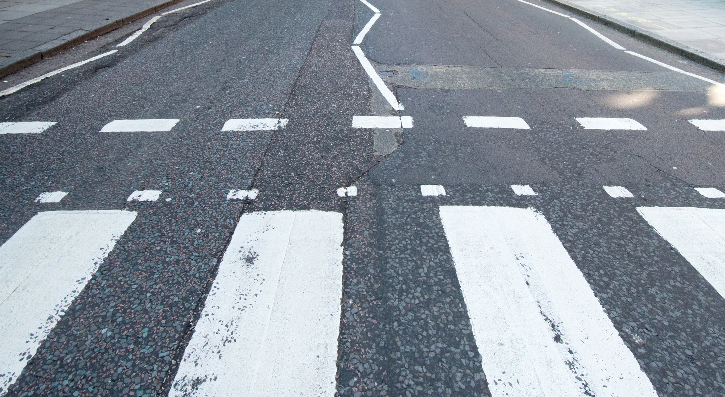 Abbey Road Zebra Crossing London UK